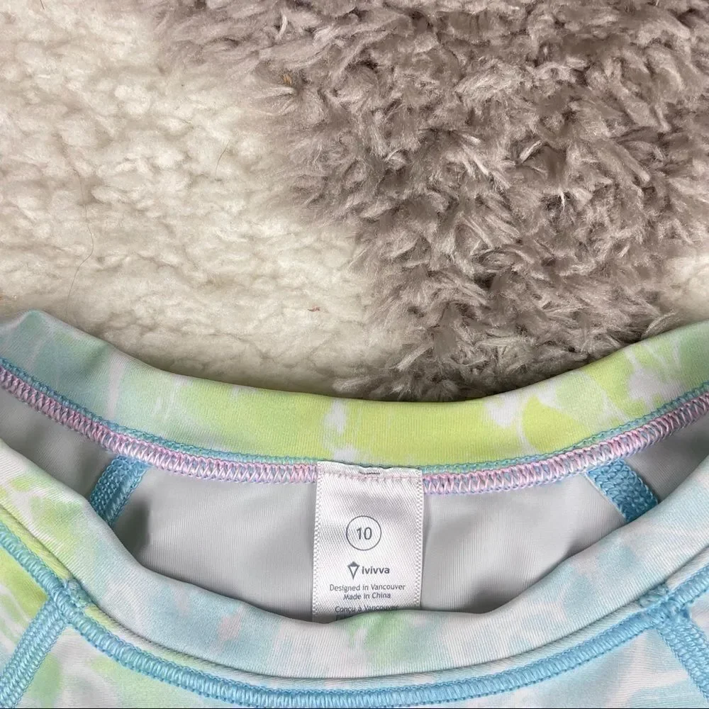 Girls Ivivva Cropped Swim Top